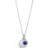 Absolute Sterling Silver Birthstone Disc Pendant_10009