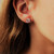 Absolute Gold Crystal Stud Earring_10001