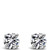 Absolute Silver Crystal Stud Earring_10001