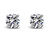 Absolute Silver Crystal Stud Earring_10003