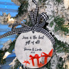 Jesus is the Best Gift of All Personalized Christmas Tree Ornament