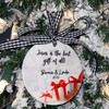 Jesus is the Best Gift of All Personalized Christmas Tree Ornament