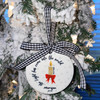 The Light has come into the world Personalized Christmas Tree Ornament.