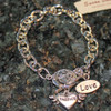 Love Charm Toggle Bracelet