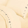 Cross Embroidered Bed Sheet Sets