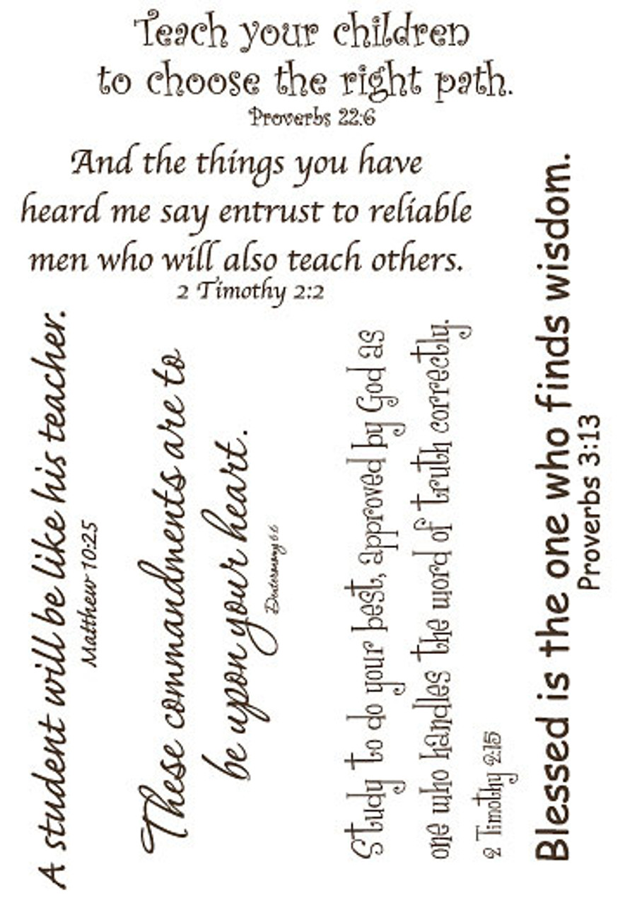 Lifelines Scripture Stickers - EDUCATION