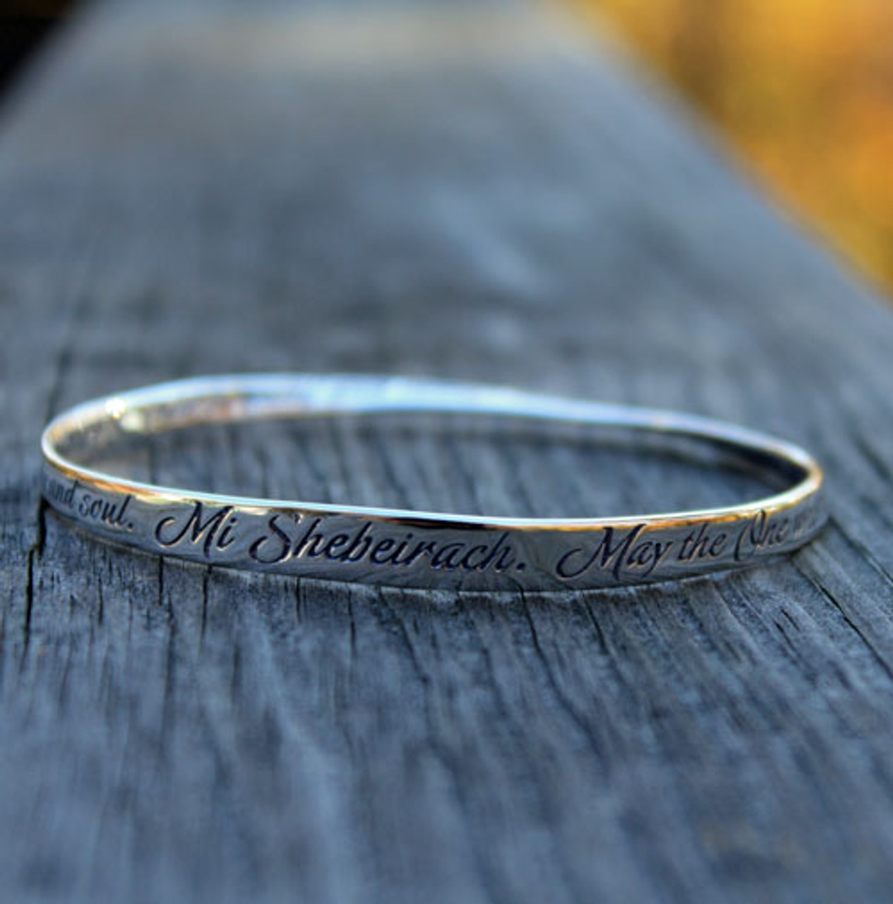 The Lord's Prayer Mobius Bangle Bracelet