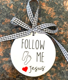 Follow Me Christmas Ornament