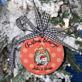 Christmas Blessings Personalized Christmas Tree Ornament