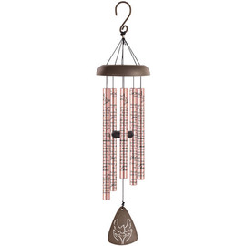 30" Rose Gold Signature Series Wind Chime -  God Has You In His Keeping