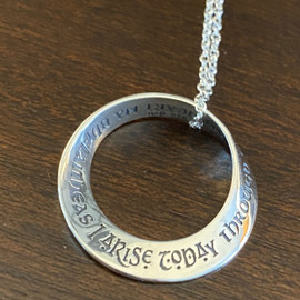 Mobius Necklace - I Arise Today...