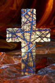 8" Passion Wall Cross - Handcrafted in Steel