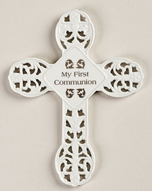 First Communion Porcelain Cross