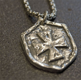 Shield of Protection Sterling Pendant