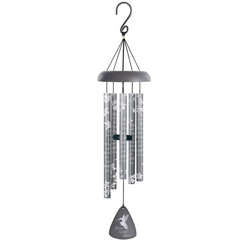 30" Silhouette Wind Chime - Home Sweet Home