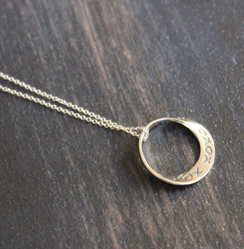 Hugs and Kisses... Mobius Necklace