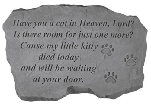 Have you a cat in Heaven... Garden Stone