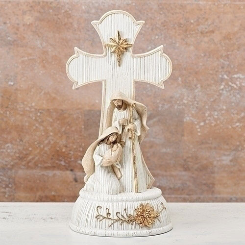 Musical Holy Family Figurine - Plays O Holy Night
