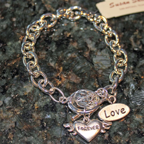 Love Charm Toggle Bracelet