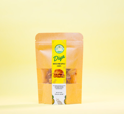 Dried pineapple chips