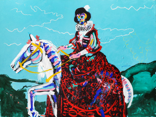 Riding White Horse
