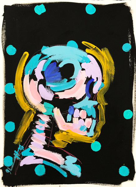 Light Blue Skull