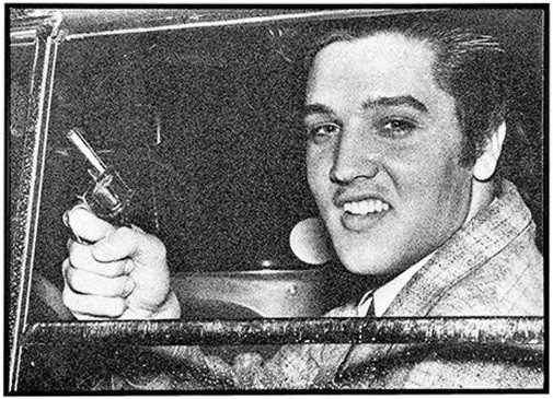 Elvis Pistol - B&W