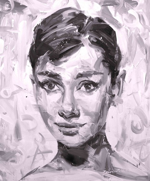 Audrey in Purple