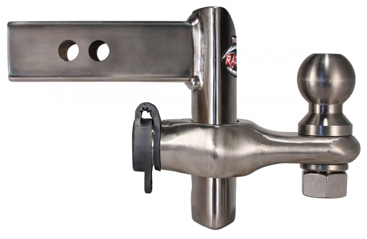TRZ6SX - Stainless Steel TRIMAX RAZOR Adjustable Tow Hitch 6