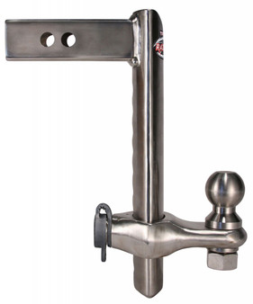 TRZ12SX - Stainless Steel TRIMAX RAZOR Adjustable Tow Hitch 12" Drop