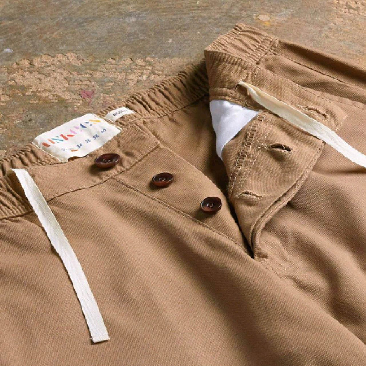 Mens Casual Drawstring Khaki Pants | Check Out Today's Deals Now | Temu