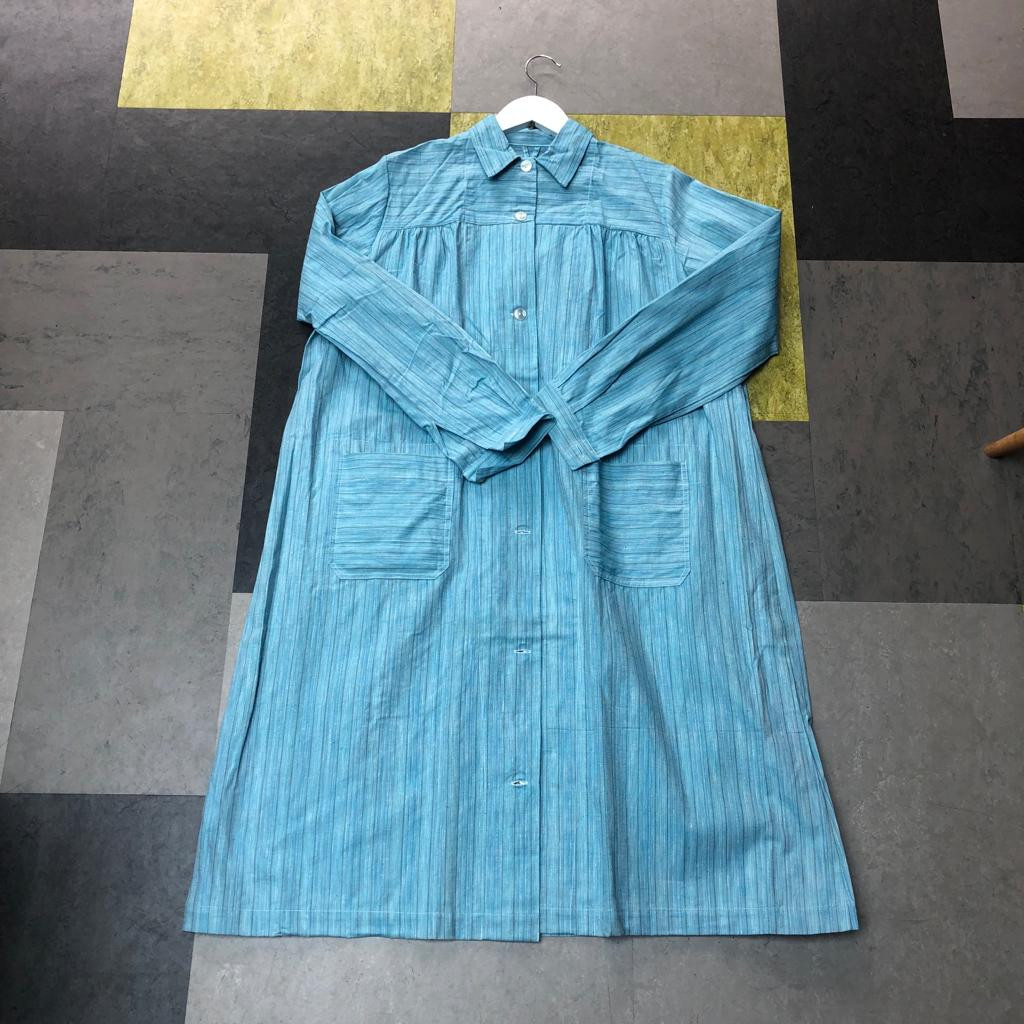 Vintage Swedish deadstock shirt-dress - WerkHaus Margate