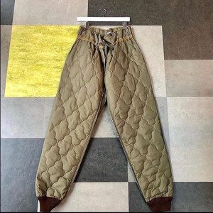 Vintage quilted liner trousers with cuff Vintage quilted liner trousers with cuff