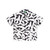 ISP Pyjama Shirt - Mono Black and White ISP Pyjama Shirt - Mono Black and White