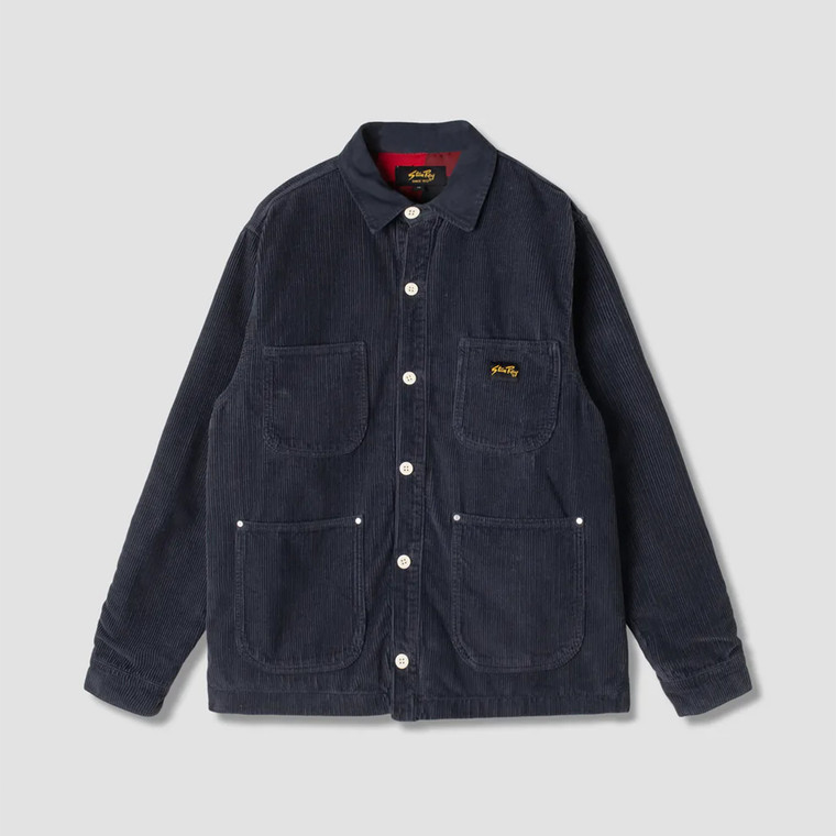 Winter Barn Coat- Navy Cord