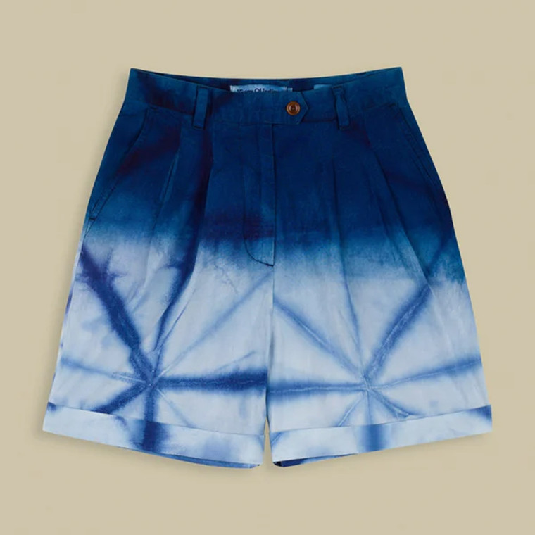 Marisol shorts- blue tie-dye - SALE