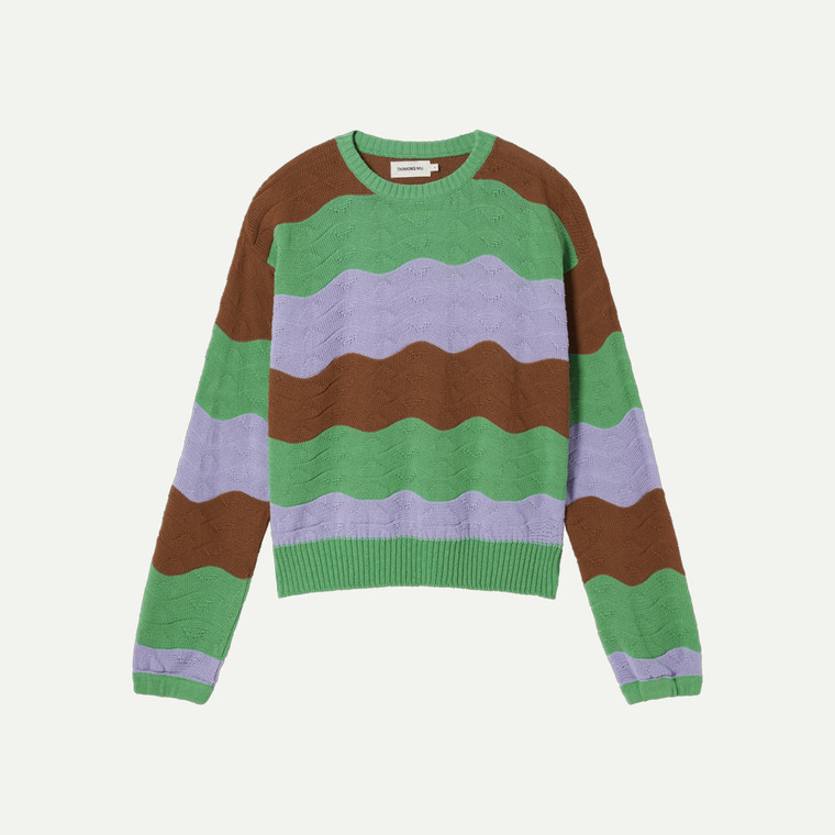 Jo Knitted Sweater - Green - ON SALE