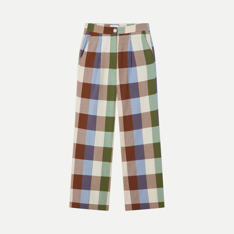 Manolita Pants - Multi Check - ON SALE