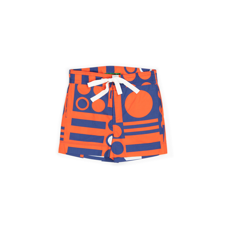 ISP Pyjama Shorts - Paradox Red / Blue