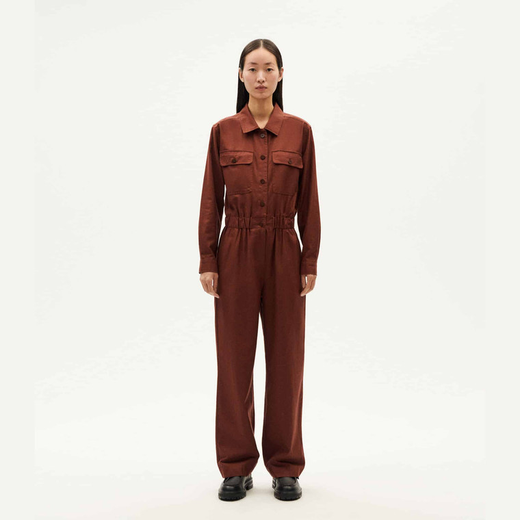 Montana Jumpsuit - Coffee - ON SALE