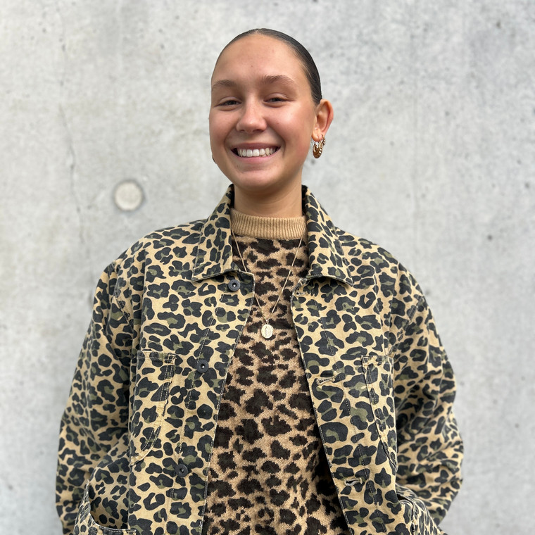 Mohair sweater - Leopard camo - ON SALE