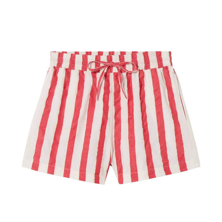 Geranio Shorts - Red Stripe