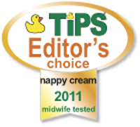 Tips, 2011 Awards - Editors Choice for Nappy Cream