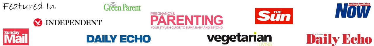 B Organic Skincare, Features in, Sunday Mail, Independent, Daily Echo, The Green Parent, Pregnancy and Parenting, Vegetarian Living, The Sun, Now