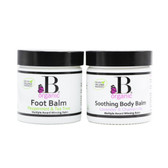 Foot Balm and Soothing Body Balm Duo