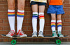 live the prides socks life with your family matching retro tube socks.  skating is life.