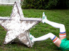 Rainbow thigh-high socks for bold LGBTQ+ fashion and pride expression