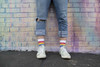 Breathable, supportive rainbow socks for fitness and hardworking professionals