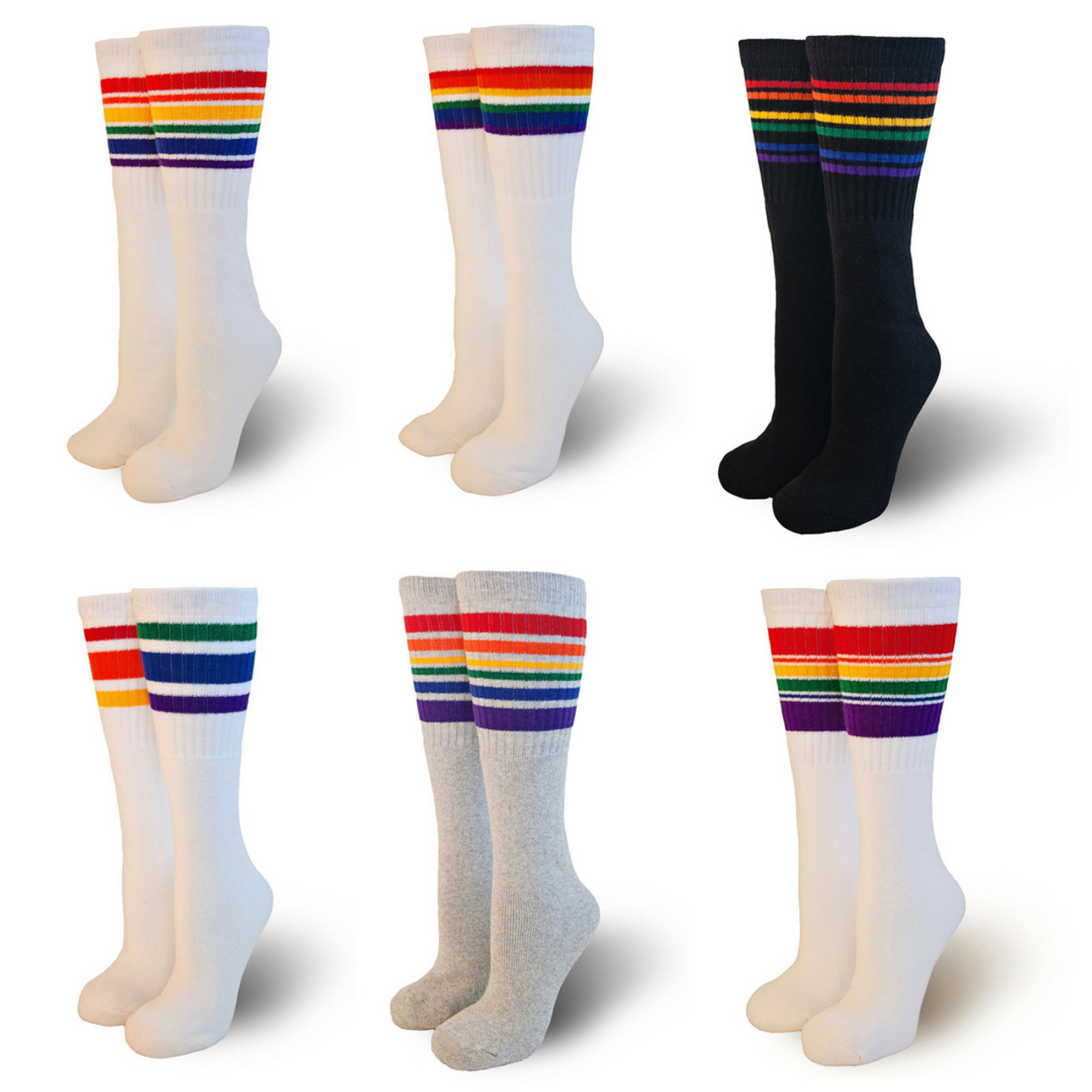 Rainbow Striped socks