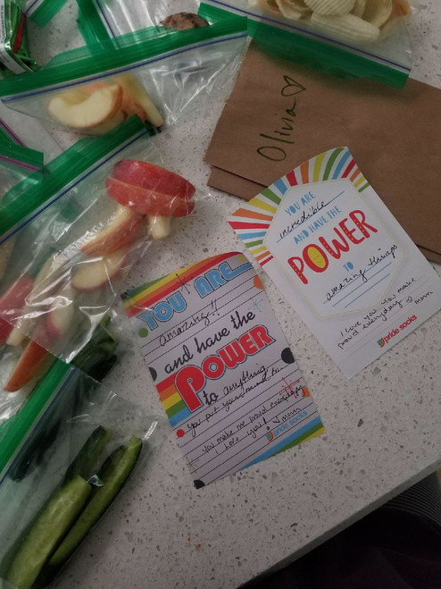 when you pack your kids lunch provide them with a power note from pride socks when you pack your kids lunch provide them with a power note from pride socks